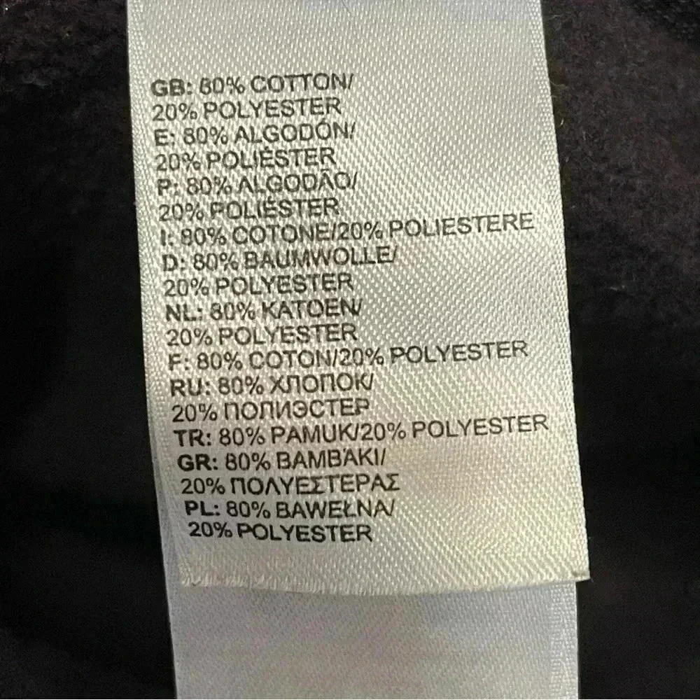 The North Face Hoodie Black Men's Small White Half Dome Logo With White In Hood - Picture 6 of 7